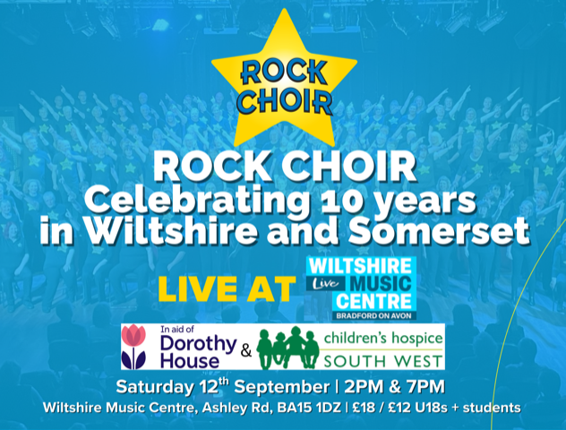 Rock Choir Wilts celebrating 10 years